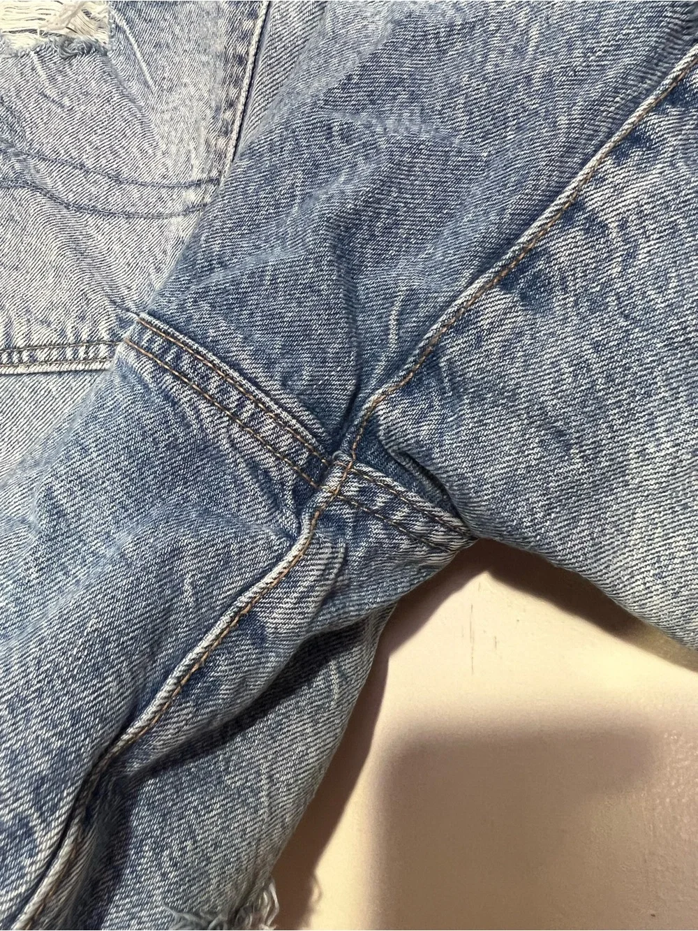 American Eagle Outfitters Light Blue baggy mom short size 12